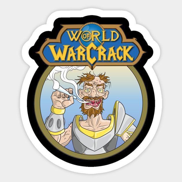 Warcrack Human Sticker by Jimbo_Fett